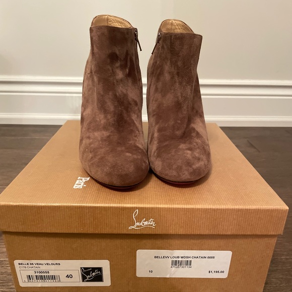 SZ 40 Belle Christian Louboutin Botties - Picture 2 of 7